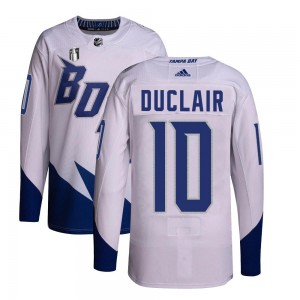 Men's Adidas Tampa Bay Lightning Anthony Duclair White 2022 Stadium Series Primegreen 2022 Stanley Cup Final Jersey - Authentic