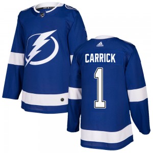 Youth Adidas Tampa Bay Lightning Trevor Carrick Blue Home Jersey - Authentic