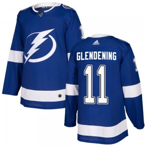 Youth Adidas Tampa Bay Lightning Luke Glendening Blue Home Jersey - Authentic