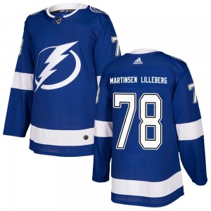 Youth Adidas Tampa Bay Lightning Emil Martinsen Lilleberg Blue Home Jersey - Authentic