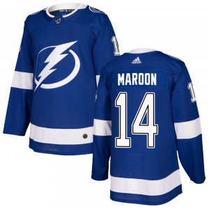 Youth Adidas Tampa Bay Lightning Pat Maroon Blue Home Jersey - Authentic