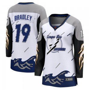 Women's Fanatics Branded Tampa Bay Lightning Brian Bradley White Special Edition 2.0 Jersey - Breakaway