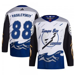Youth Adidas Tampa Bay Lightning Andrei Vasilevskiy White Reverse Retro 2.0 Jersey - Authentic