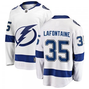 Youth Fanatics Branded Tampa Bay Lightning Jack LaFontaine White Away Jersey - Breakaway