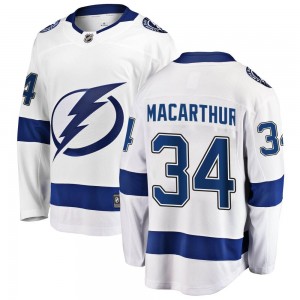 Youth Fanatics Branded Tampa Bay Lightning Bennett MacArthur White Away Jersey - Breakaway