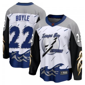 Men's Fanatics Branded Tampa Bay Lightning Dan Boyle White Special Edition 2.0 Jersey - Breakaway