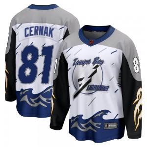 Men's Fanatics Branded Tampa Bay Lightning Erik Cernak White Special Edition 2.0 Jersey - Breakaway