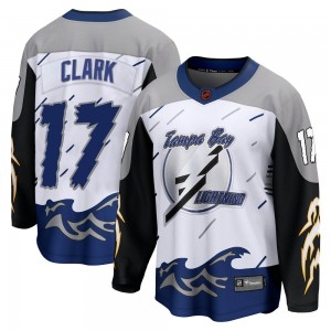 Men's Fanatics Branded Tampa Bay Lightning Wendel Clark White Special Edition 2.0 Jersey - Breakaway