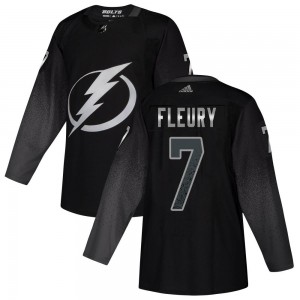 Men's Adidas Tampa Bay Lightning Haydn Fleury Black Alternate Jersey - Authentic