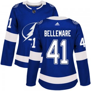 Women's Adidas Tampa Bay Lightning Pierre-Edouard Bellemare Blue Home Jersey - Authentic