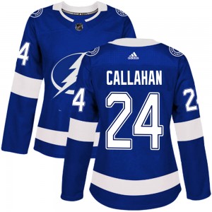 Women's Adidas Tampa Bay Lightning Ryan Callahan Blue Home Jersey - Authentic