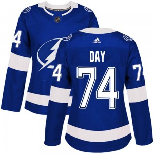 Women's Adidas Tampa Bay Lightning Sean Day Blue Home Jersey - Authentic