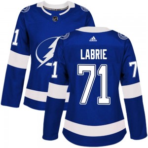 Women's Adidas Tampa Bay Lightning Pierre-Cedric Labrie Blue Home Jersey - Authentic