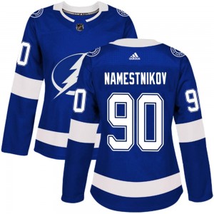 Women's Adidas Tampa Bay Lightning Vladislav Namestnikov Blue Home Jersey - Authentic
