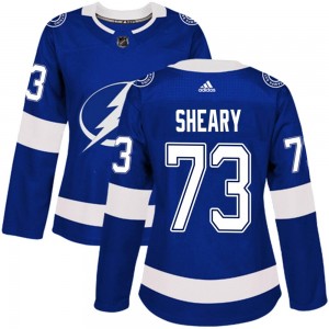 Women's Adidas Tampa Bay Lightning Conor Sheary Blue Home Jersey - Authentic