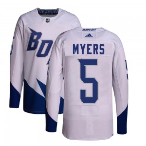 Youth Adidas Tampa Bay Lightning Philippe Myers White 2022 Stadium Series Primegreen Jersey - Authentic