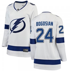 Women's Fanatics Branded Tampa Bay Lightning Zach Bogosian White Away Jersey - Breakaway