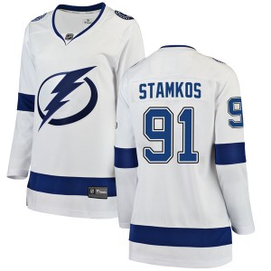 Women's Fanatics Branded Tampa Bay Lightning Steven Stamkos White Away Jersey - Breakaway