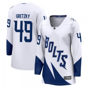 Women's Fanatics Branded Tampa Bay Lightning Brent Gretzky White 2022 Stadium Series Jersey - Breakaway