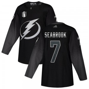 Youth Adidas Tampa Bay Lightning Brent Seabrook Black Alternate 2022 Stanley Cup Final Jersey - Authentic