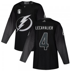 Men's Adidas Tampa Bay Lightning Vincent Lecavalier Black Alternate 2022 Stanley Cup Final Jersey - Authentic