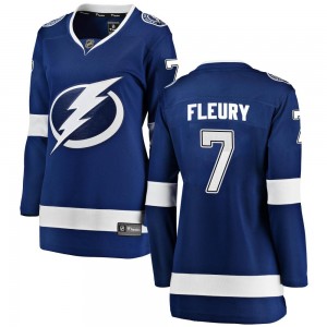 Women's Fanatics Branded Tampa Bay Lightning Haydn Fleury Blue Home Jersey - Breakaway