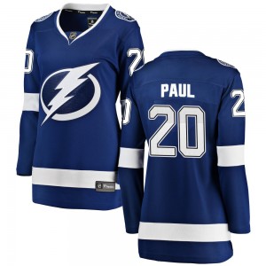 Women's Fanatics Branded Tampa Bay Lightning Nicholas Paul Blue Home Jersey - Breakaway
