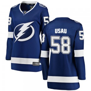 Women's Fanatics Branded Tampa Bay Lightning Ilya Usau Blue Home Jersey - Breakaway
