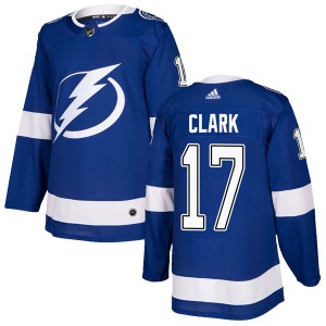 Youth Adidas Tampa Bay Lightning Wendel Clark Blue Home Jersey - Authentic