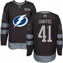 Men's Tampa Bay Lightning Mitchell Chaffee Black 1917-2017 100th Anniversary Jersey - Authentic