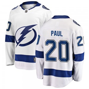 Youth Fanatics Branded Tampa Bay Lightning Nicholas Paul White Away Jersey - Breakaway