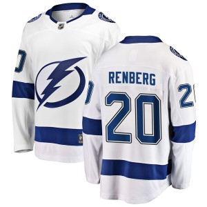 Youth Fanatics Branded Tampa Bay Lightning Mikael Renberg White Away Jersey - Breakaway