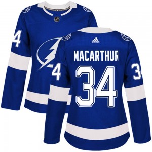Women's Adidas Tampa Bay Lightning Bennett MacArthur Blue Home Jersey - Authentic