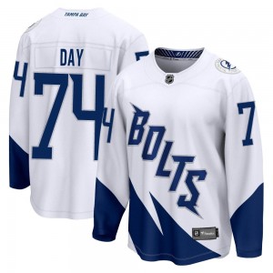 Men's Fanatics Branded Tampa Bay Lightning Sean Day White 2022 Stadium Series Jersey - Breakaway