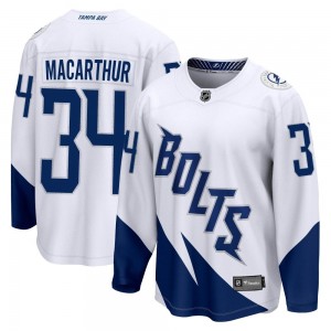 Men's Fanatics Branded Tampa Bay Lightning Bennett MacArthur White 2022 Stadium Series Jersey - Breakaway