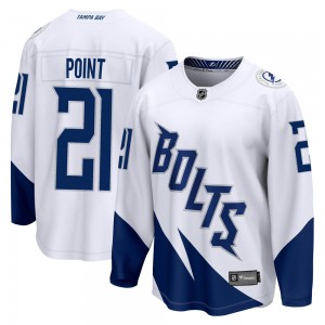 Men's Fanatics Branded Tampa Bay Lightning Brayden Point White 2022 Stadium Series Jersey - Breakaway