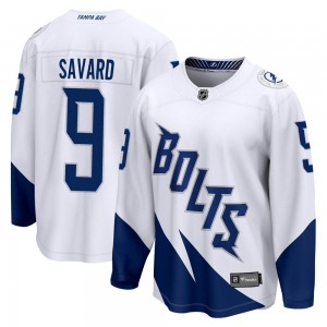 Men's Fanatics Branded Tampa Bay Lightning Denis Savard White 2022 Stadium Series Jersey - Breakaway