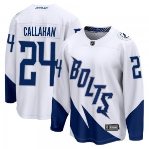 Youth Fanatics Branded Tampa Bay Lightning Ryan Callahan White 2022 Stadium Series Jersey - Breakaway