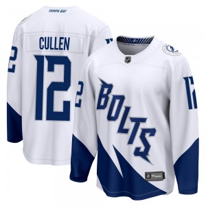 Youth Fanatics Branded Tampa Bay Lightning John Cullen White 2022 Stadium Series Jersey - Breakaway