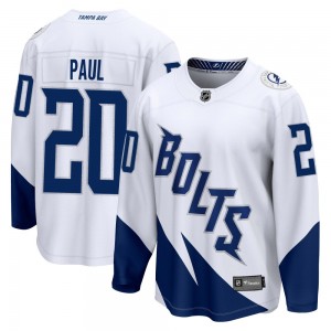 Youth Fanatics Branded Tampa Bay Lightning Nicholas Paul White 2022 Stadium Series Jersey - Breakaway