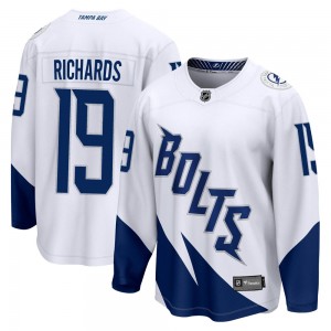 Youth Fanatics Branded Tampa Bay Lightning Brad Richards White 2022 Stadium Series Jersey - Breakaway