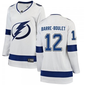 Women's Fanatics Branded Tampa Bay Lightning Alex Barre-Boulet White Away Jersey - Breakaway