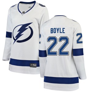 Women's Fanatics Branded Tampa Bay Lightning Dan Boyle White Away Jersey - Breakaway