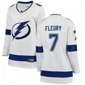 Women's Fanatics Branded Tampa Bay Lightning Haydn Fleury White Away Jersey - Breakaway