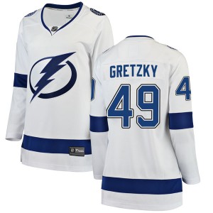Women's Fanatics Branded Tampa Bay Lightning Brent Gretzky White Away Jersey - Breakaway
