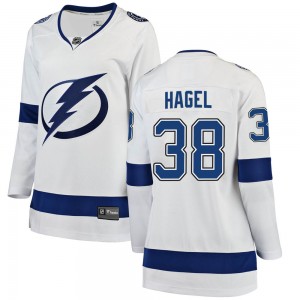 Women's Fanatics Branded Tampa Bay Lightning Brandon Hagel White Away Jersey - Breakaway