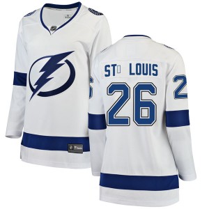 Women's Fanatics Branded Tampa Bay Lightning Martin St. Louis White Away Jersey - Breakaway