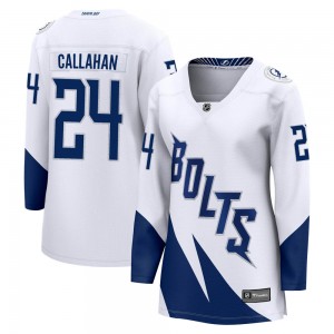 Women's Fanatics Branded Tampa Bay Lightning Ryan Callahan White 2022 Stadium Series Jersey - Breakaway