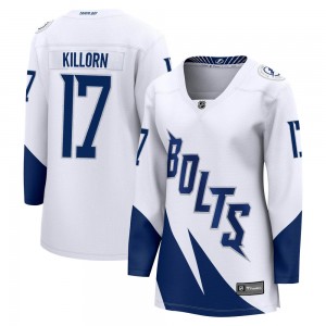 Women's Fanatics Branded Tampa Bay Lightning Alex Killorn White 2022 Stadium Series Jersey - Breakaway