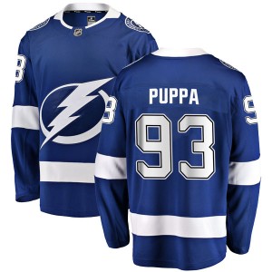 Youth Fanatics Branded Tampa Bay Lightning Daren Puppa Blue Home Jersey - Breakaway
